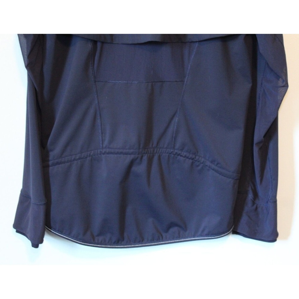 Lululemon Kicking Asphalt Jacket Midnight Navy Blue Full Zip Size 8 Hooded Light - Picture 15 of 16
